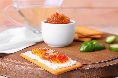 Miniatura 2 de Tennessee's Best Mermelada de pimienta jalapeño de melocotón estilo antiguo  Hecho a mano con ingredientes simples  Lote pequeño hecho - Dos tarros