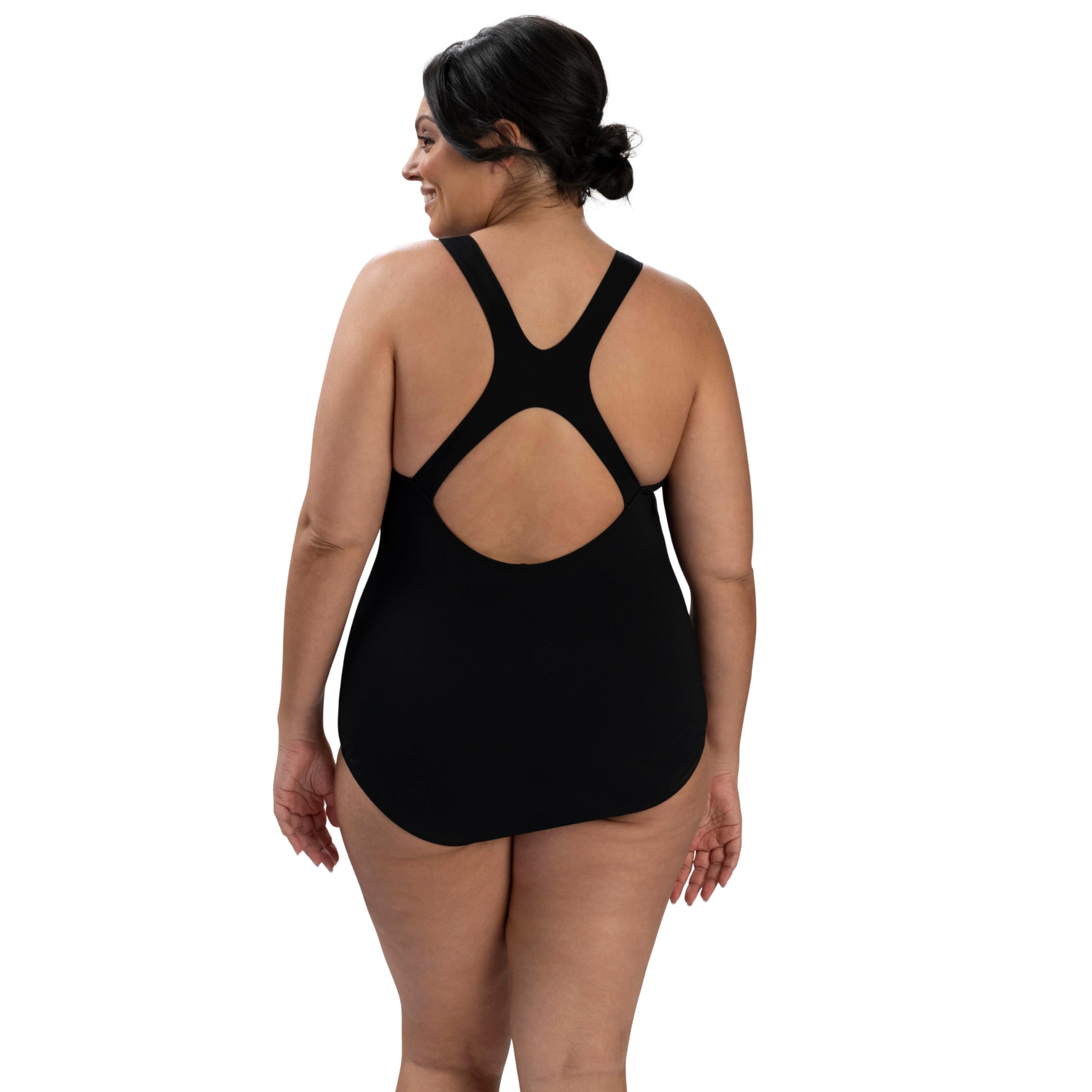 Dolfin Tuta Intera conservativa Solida - Costumi da Bagno per Donna 20 Nero