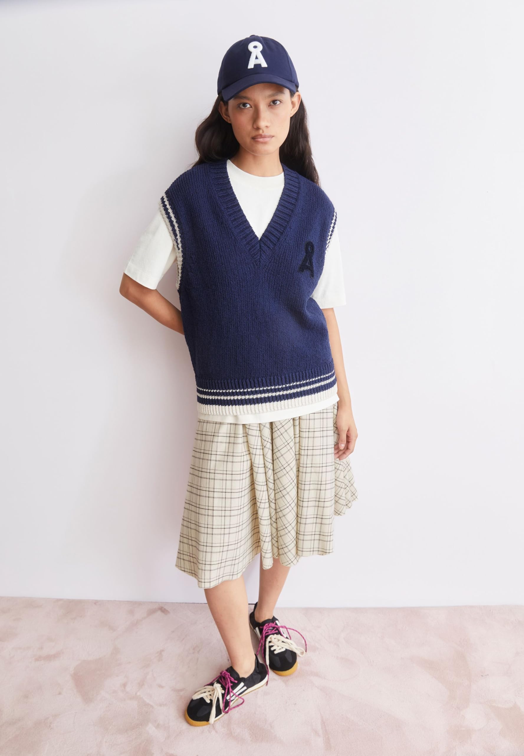 ARMEDANGELS Damen Pullunder aus Bio-Baumwoll-Mix Iconic Å College Loose Fit