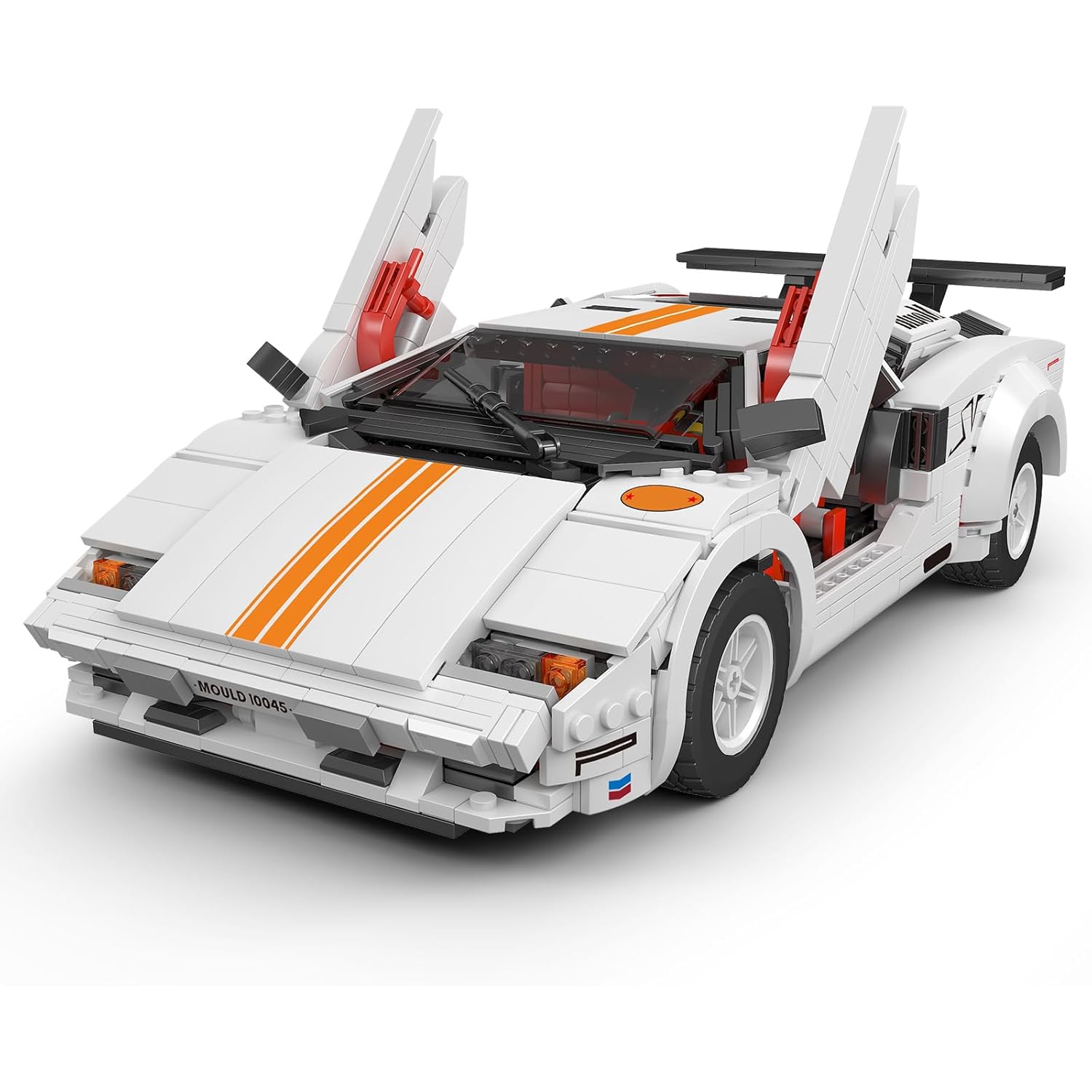 Mould King 10045 Technik Sportwagen Cabrio Auto großes Set für Erwachsene, Modellauto-Bausatz, Ausstellungsstück für Sammler Technologie Klemmbausteine Bausatz (1349Teile)