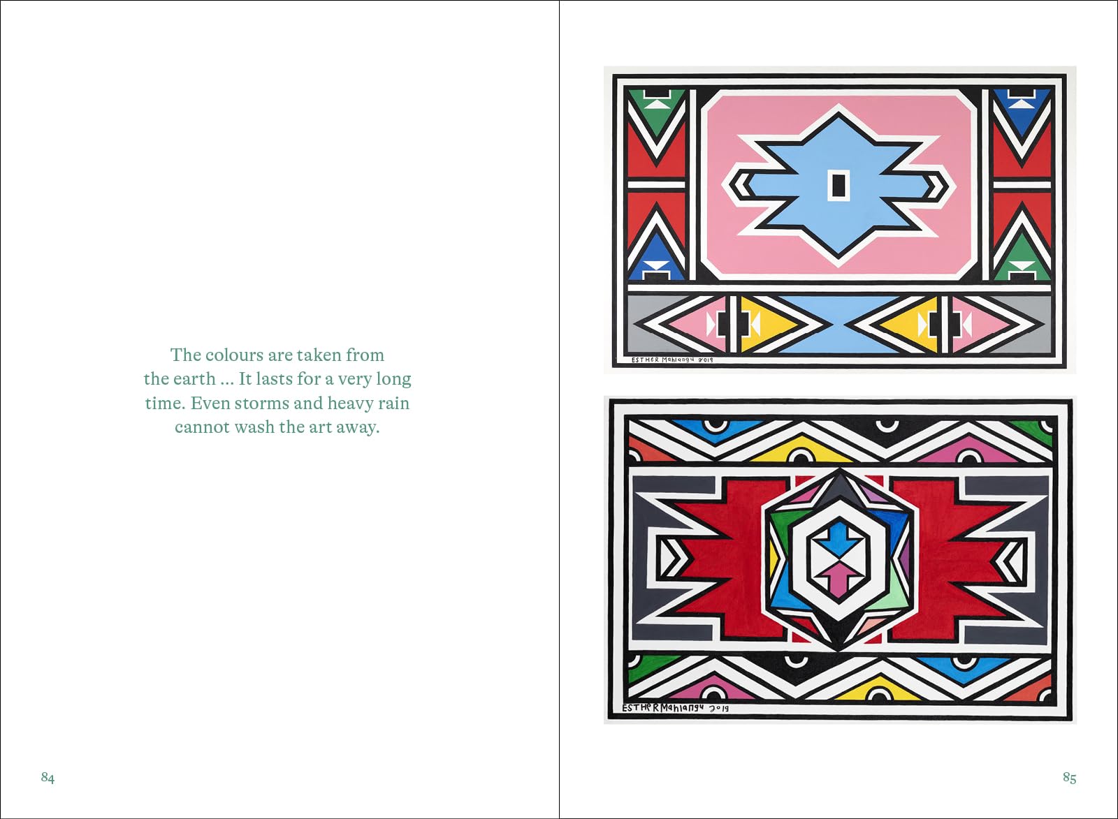Esther Mahlangu /anglais