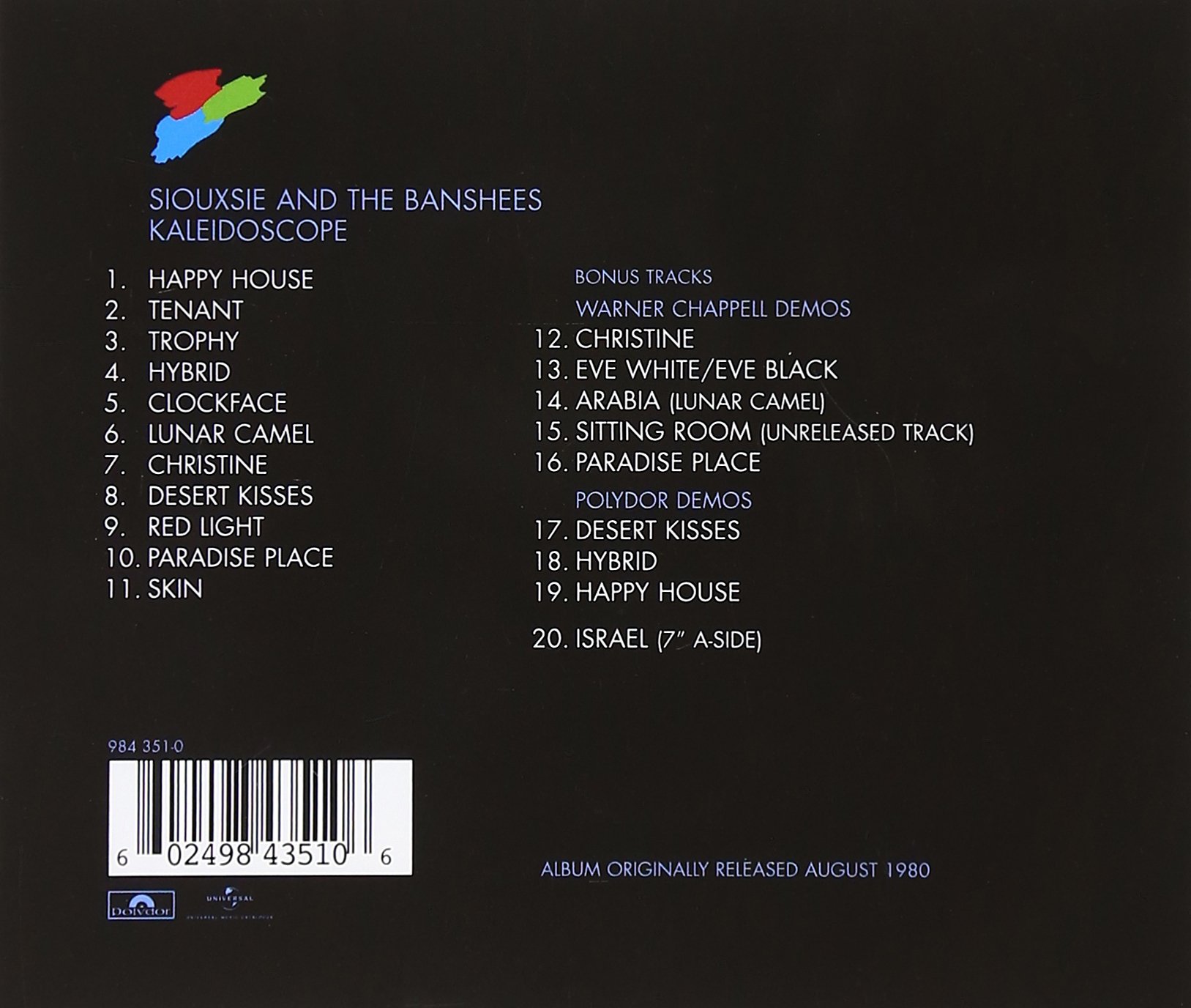 Image secondaire de Kaleidoscope - Album Remasterisé avec Bonus Demos