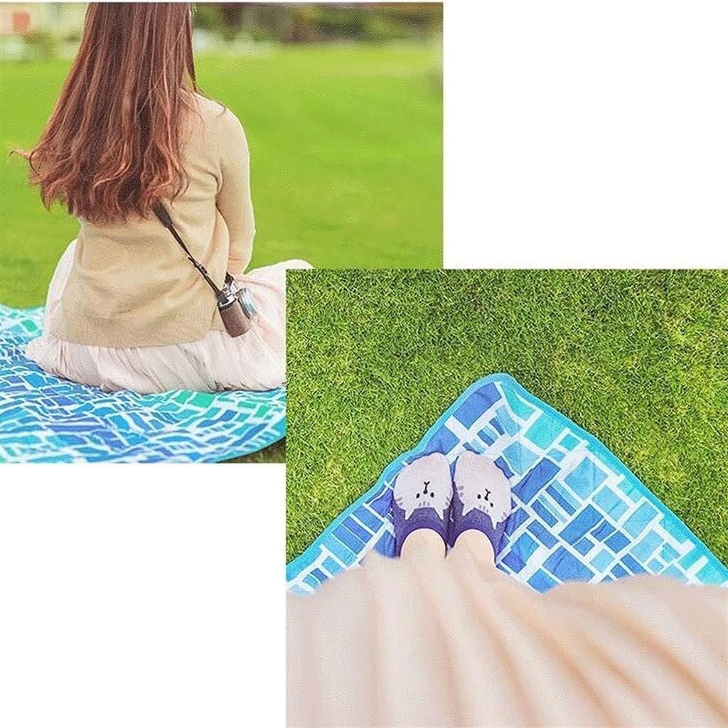 Koc Piknikowy 47 "X59" Zewnętrzny koc piknikowy Przenośny 3 warstwy na wodoodporną matę piknikową kemping trawie Mata Outdoorowy
