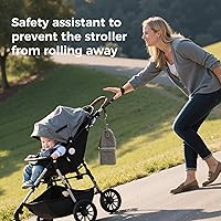 Vista 3 de Momcozy Handle Strap for Baby Stroller Safety Wrist Leash Adjustable Pram Wheelchair Hand Leash with Hooks for Storing Items