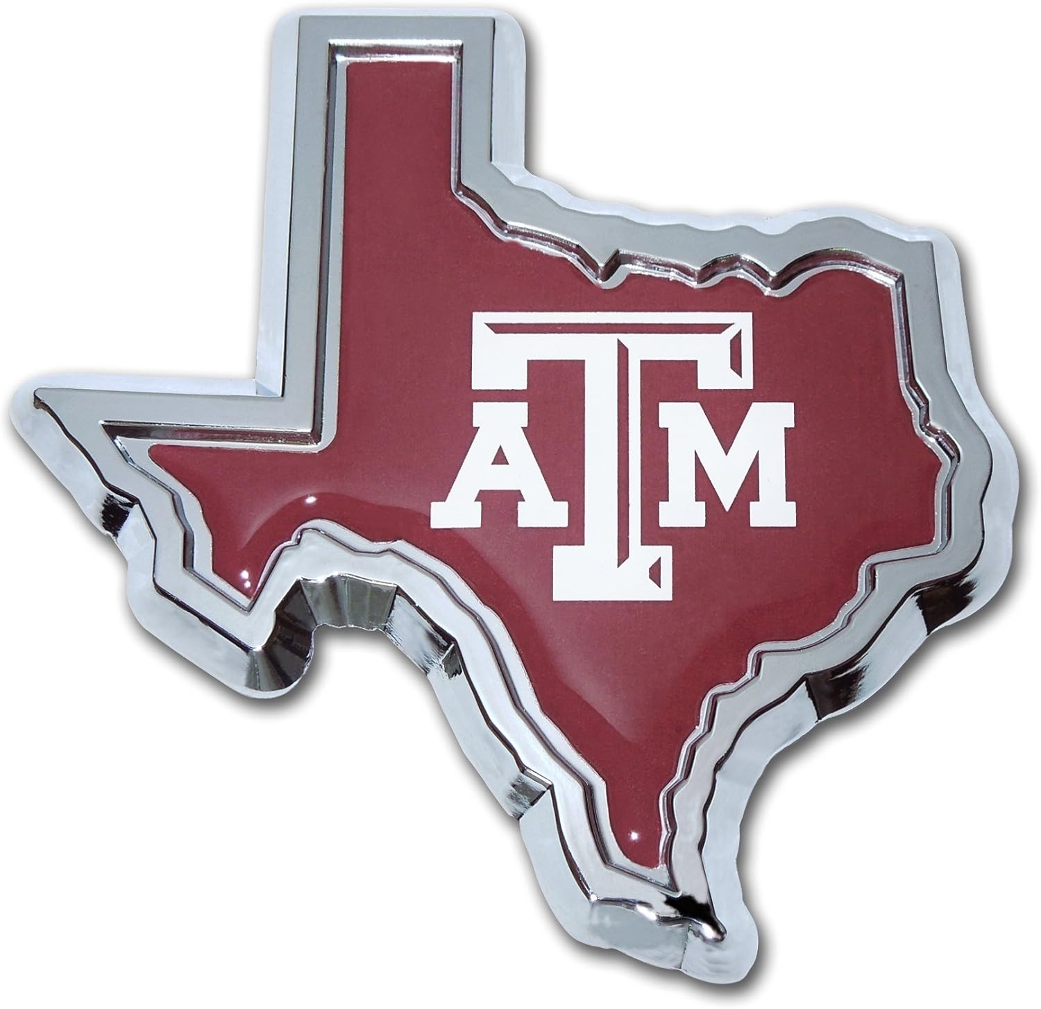 Elektroplate Texas A&M (TX Shape with Color) Emblem