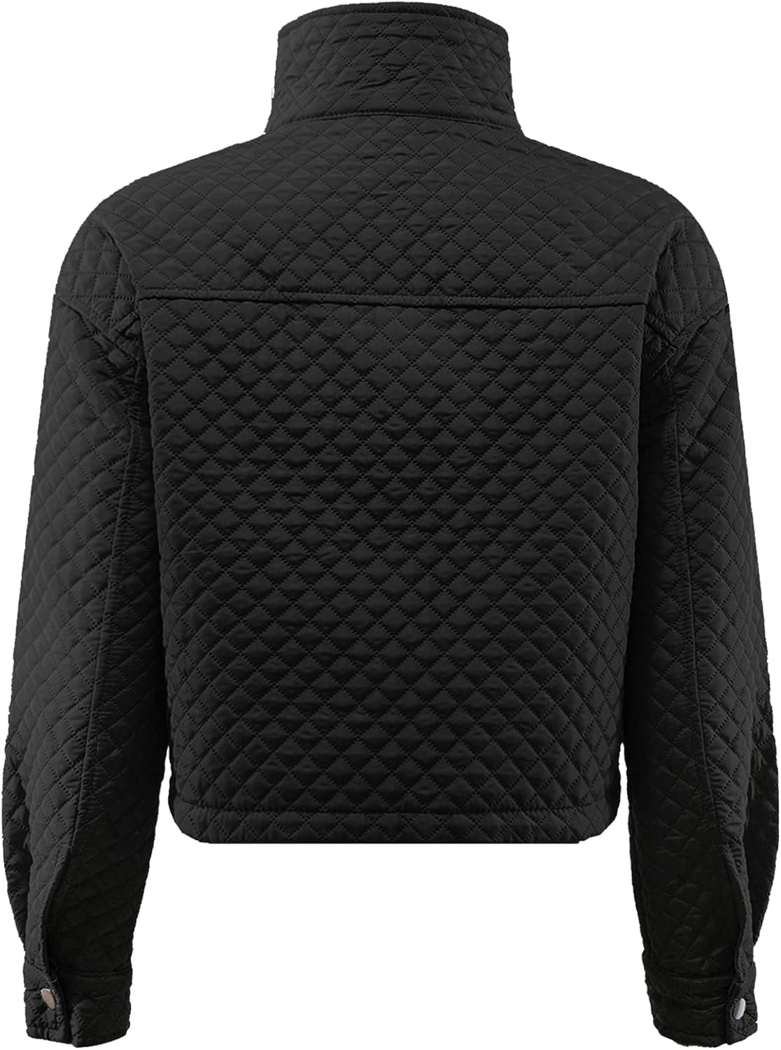 Women's Quilted Jackets Lightweight Button Down Coat Outwear with Pockets Pilot Style Outfit