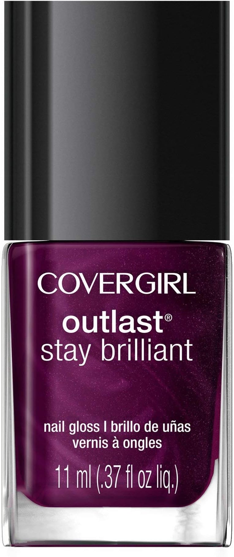 COVERGIRLOutlast Stay Brilliant Nail Gloss Fuchsia Flame 45, .37 oz (packaging may vary)