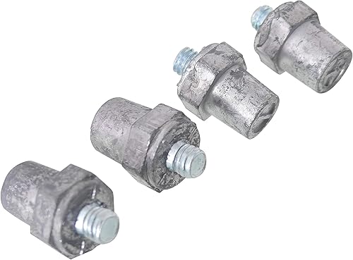 Miniatura 1 de Postes de carga de terminales laterales GM cable sólido 38-16 rosca incluye 2 postes positivos 2 postes negativos TECH TEAM