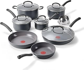 T-Fal Nonstick Cookware Set with Utensils