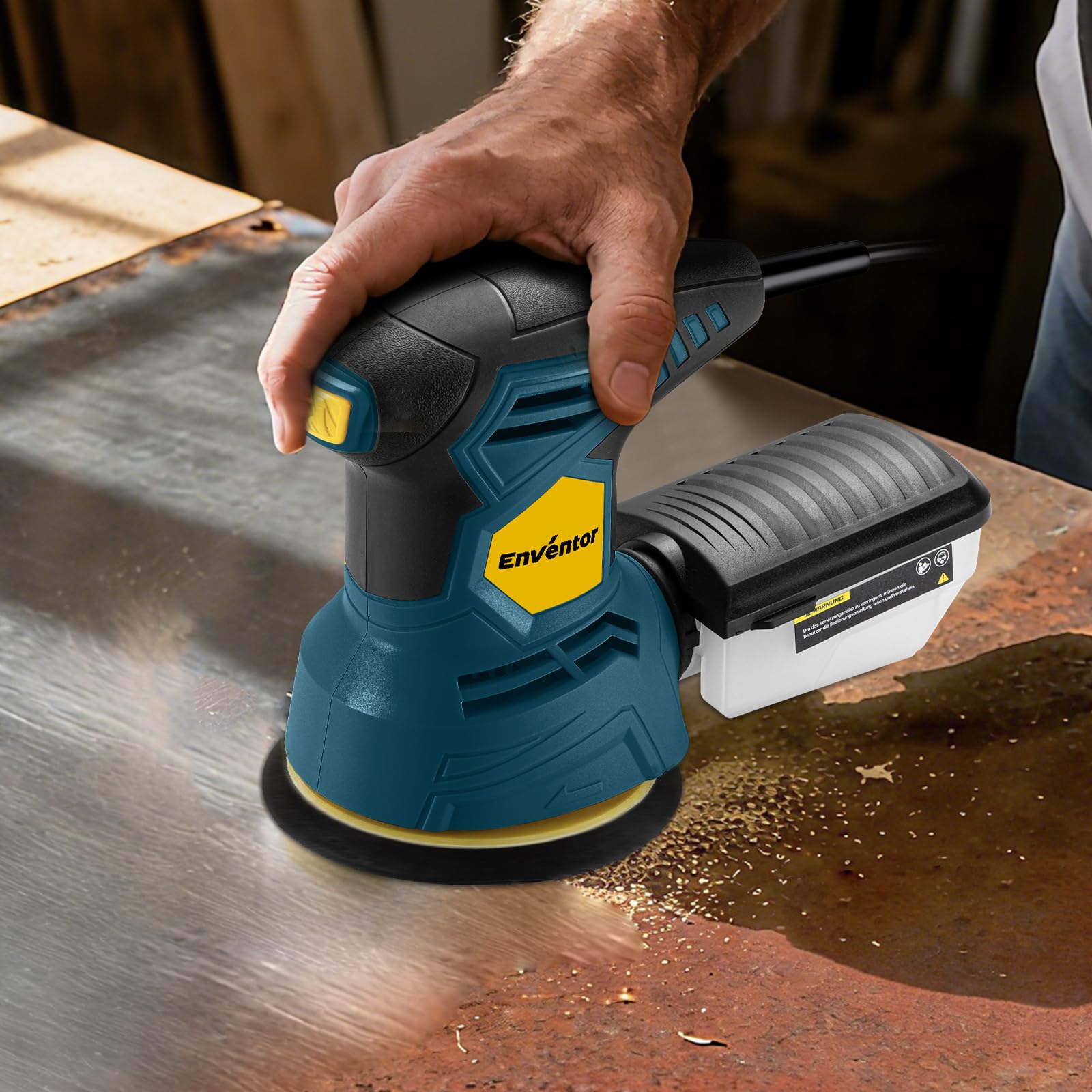 Enventor Orbital Sander - 6 Speeds & Dust Collection -7 Enventor Orbital Sander - 6 Speeds & Dust Collection -7