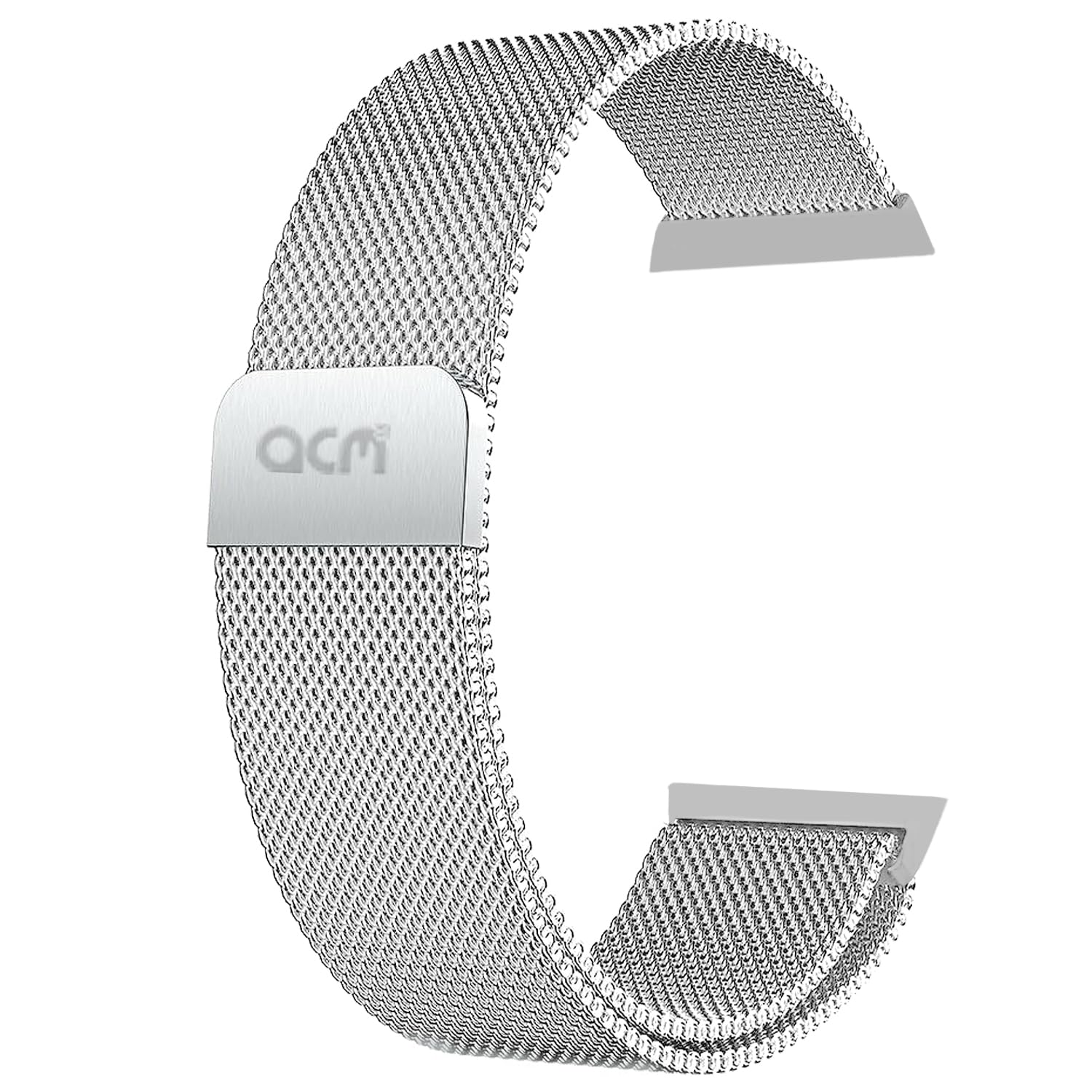 ACM Watch Strap Slide Magnetic compatible with Fire-Boltt Brillia Bsw215 Smartwatch Luxury Metal Chain Band Silver (B0D3XXQZXR) Amazon Price History, Amazon Price Tracker