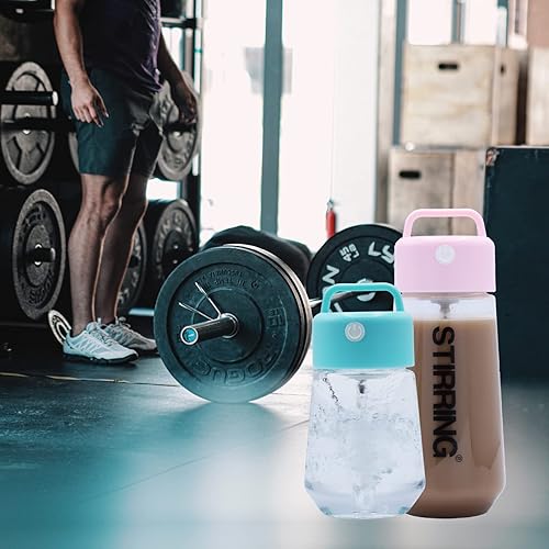 Miniatura 7 de Botella mezcladora eléctrica de proteínas, sin BPA y a prueba de fugas, taza autoagitadora, taza de mezcla automática eléctrica para oficina,