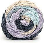 Bernat Blanket Patchwork Fresh Laundry Yarn - 2 Pack of 300g/10.5 oz - 100% Polyester - #6 Super Bulky - 220 Yards - Knitting/Crochet