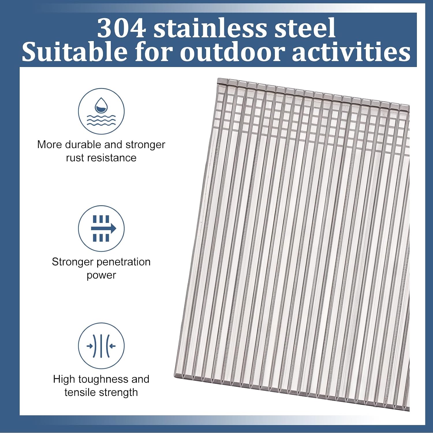 18 Gauge 304 Stainless Steel Straight Finish Nails - 2 Inch 1836 Count