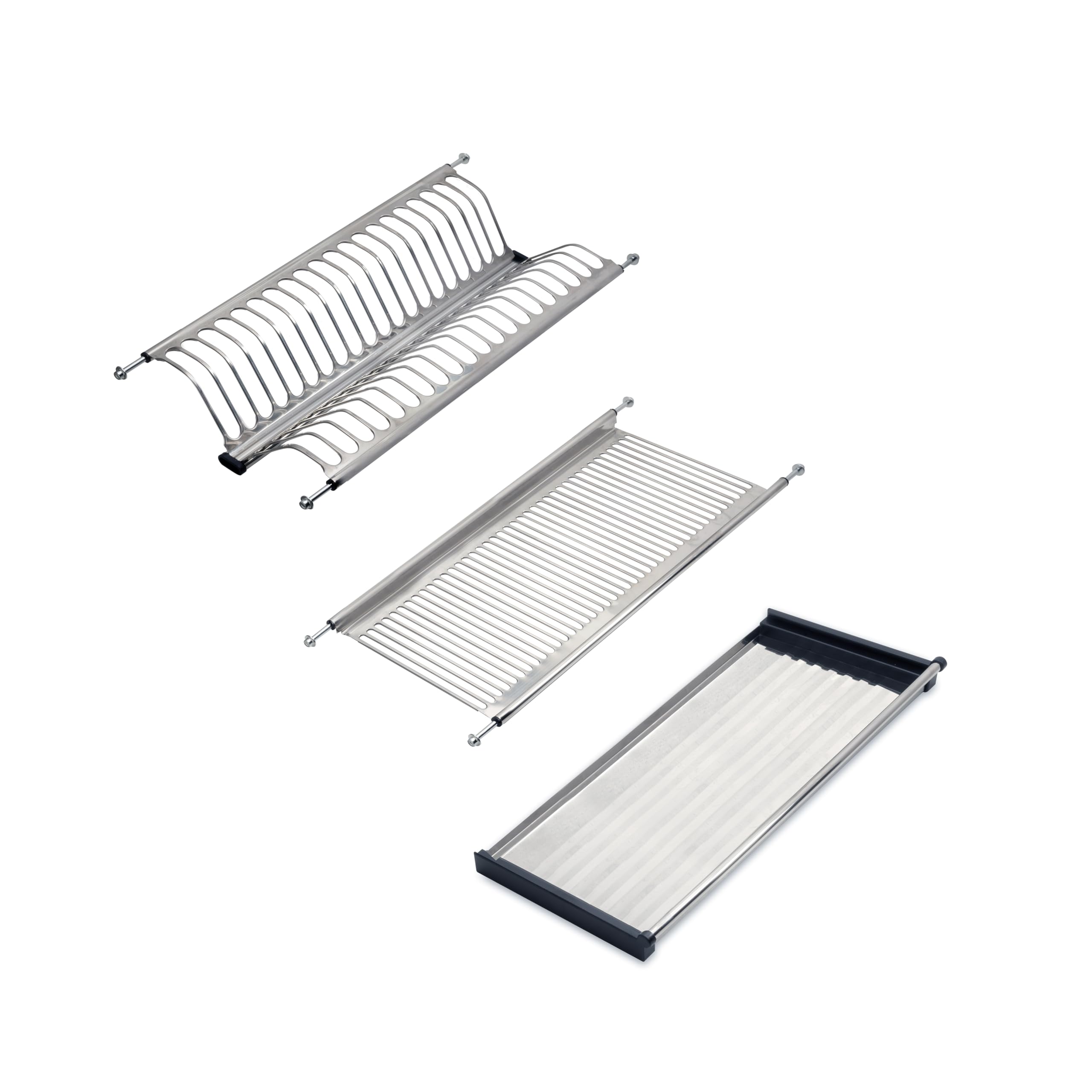 Emuca - Drynox Draining System for Crockery, Module 600 mm, Stainless Steel