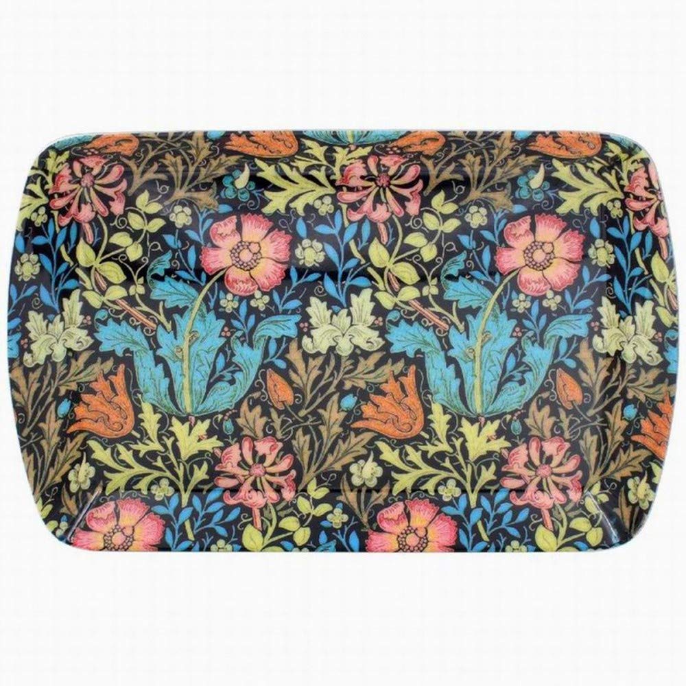 The Leonardo Collection William Morris Compton Bright Floral 21Cm Snack Tray