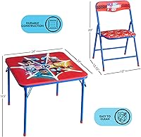 Vista 100 de Idea Nuova Jojo Nickelodeon Siwa - Juego de mesa de 3 piezas con 2 sillas plegables y 1 mesa, a partir de 3 años