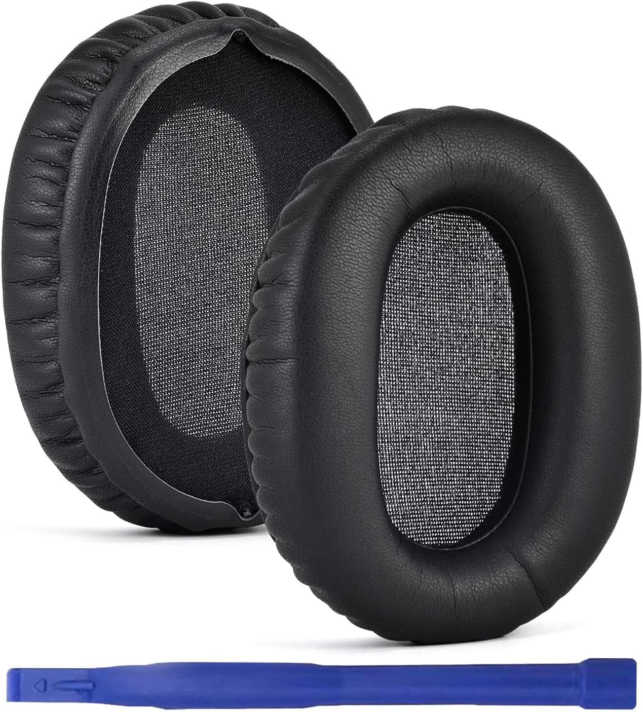 Aiivioll WH-CH710N Ear Pads Compatible with Sony WH-CH700N, WH-CH710N, WH-CH720N, ZX770BN Headphones Earpads with Ice Silk Cloth Ice Feel Gel and Memory Foam Ear Cushions (Black Pink/Print)