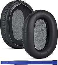 Aiivioll CH710N/WH-CH700N Replacement Ear Pads Protein Leather Suitable for WH-CH720N, WH-CH710N, WH-CH700N, WH-XB900N, WH-RF400, MDR-10R Headphones, Sound Isolating Foam Ear Pads (Black)