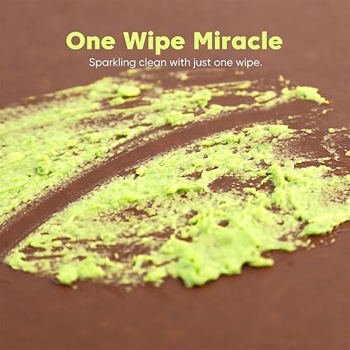 Miniatura 4 de Tabla de cortar de fibra de madera para cocina, tabla de cortar de madera no porosa de alta densidad, sin BPA, apta para lavavajillas, apta para