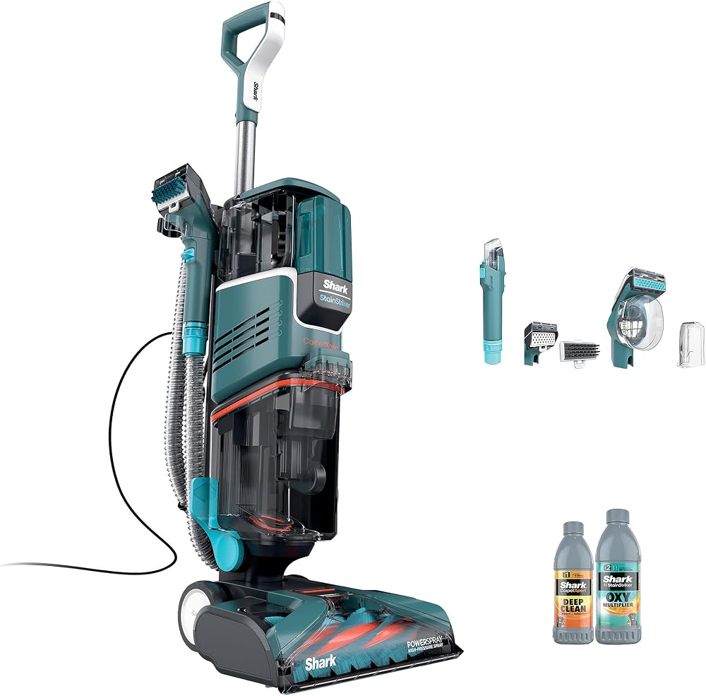 Shark R-EX205 CarpetXpert with Stainstriker Deep Carpet Cleaner, Teal - Certified Refurbished