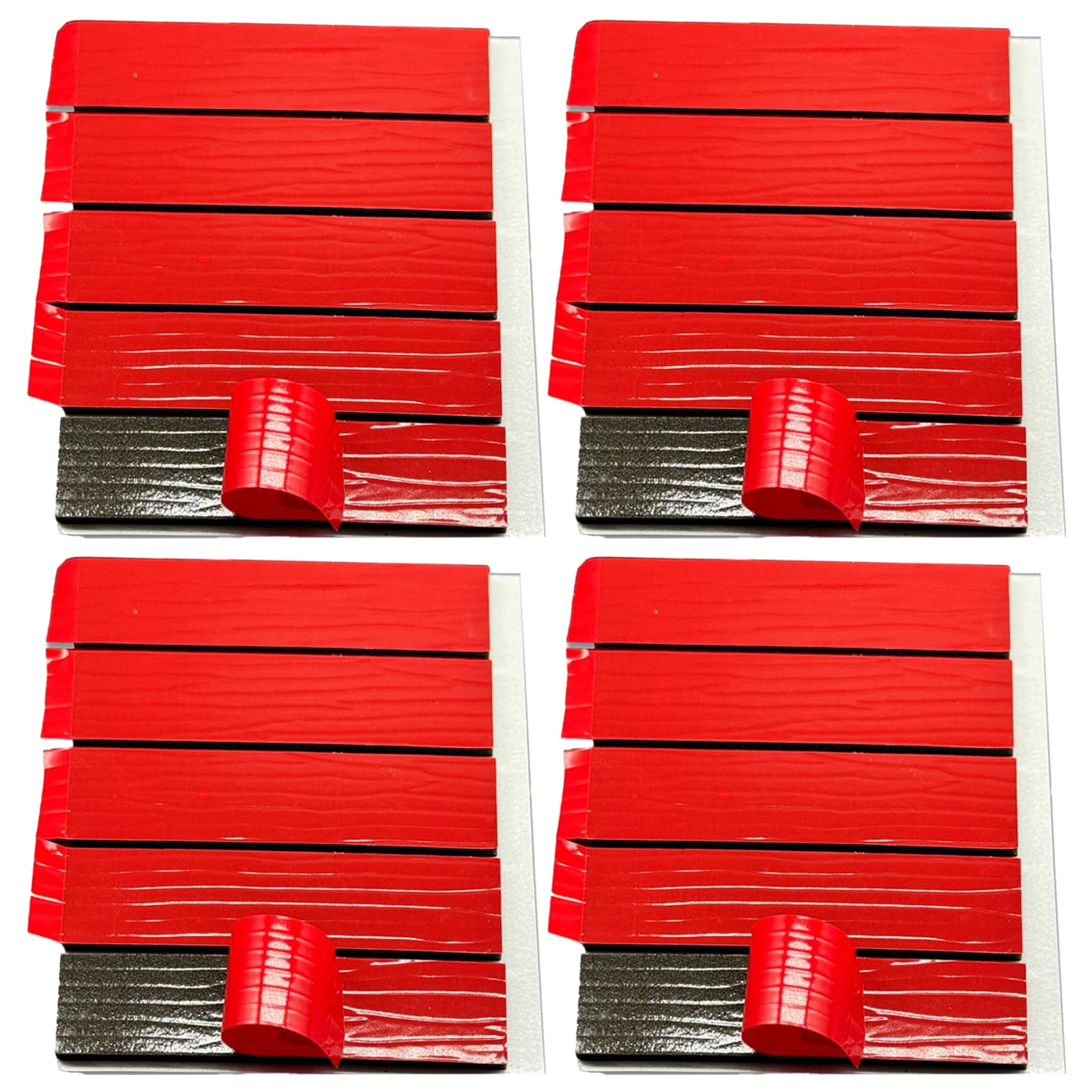 20 Autocollants Double Face Pour Plaque D'immatriculation - Mousse épaisse 3 Mm - Imperméable Et Résistant