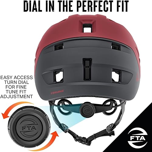 Miniatura 5 de Wildhorn Corvair - Casco de bicicleta de montaña para hombres y mujeres con máxima ventilación, sistema de ajuste FTA y visera ajustable. Cascos de