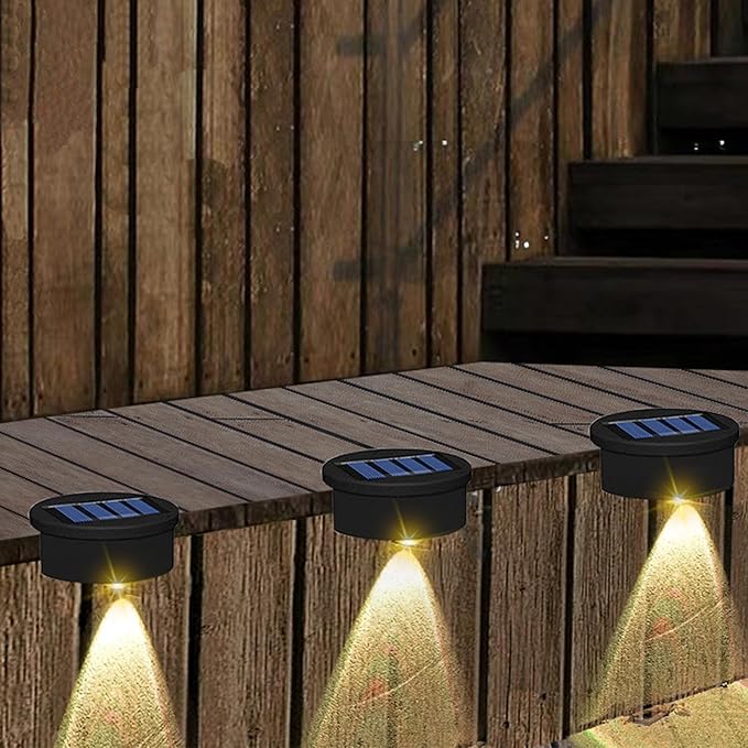Wcybym Zonne -poollichten, waterdichte waterdichte lampen op zonne -energie, decoratieve buitenled, helder en duurzaam, 4 stuks set, reling boom terras dek tuin gazon kerstzwembad photo 3