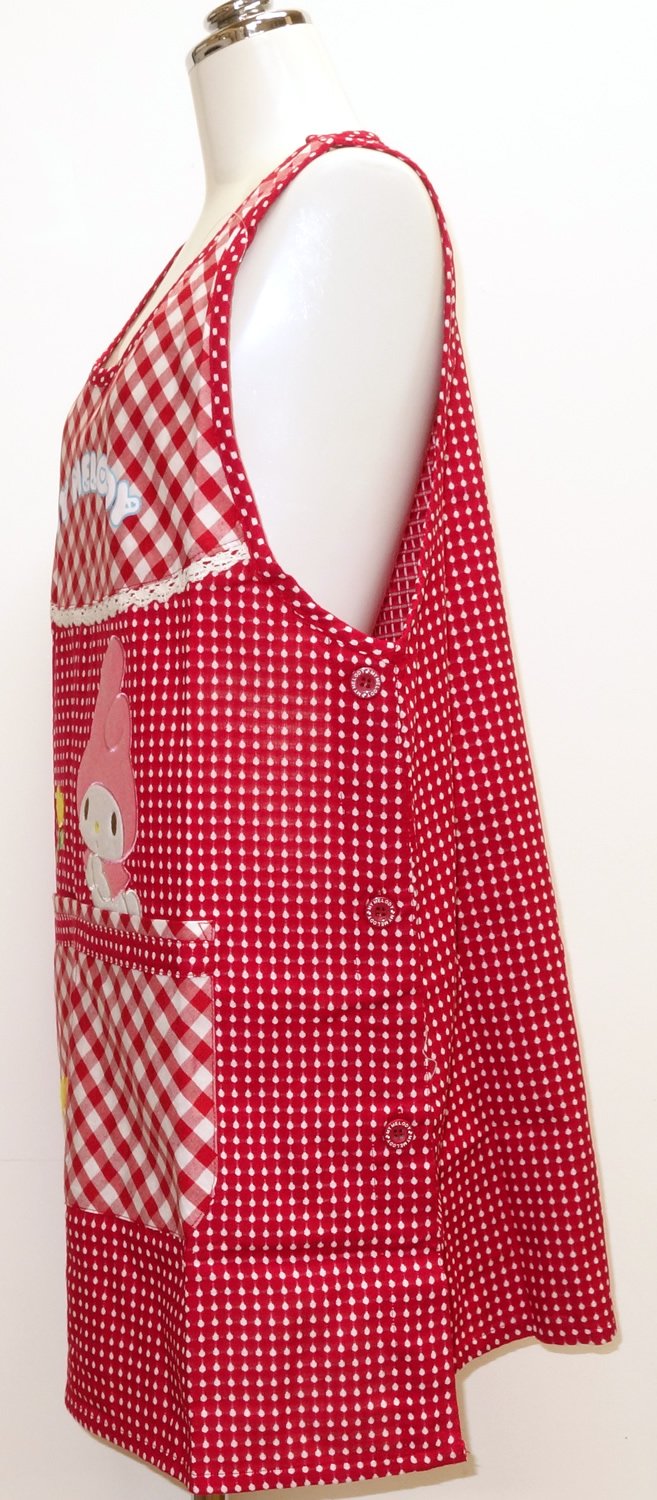 Amazon.co.jp: マイメロディ サイドボタン アップリケ エプロン