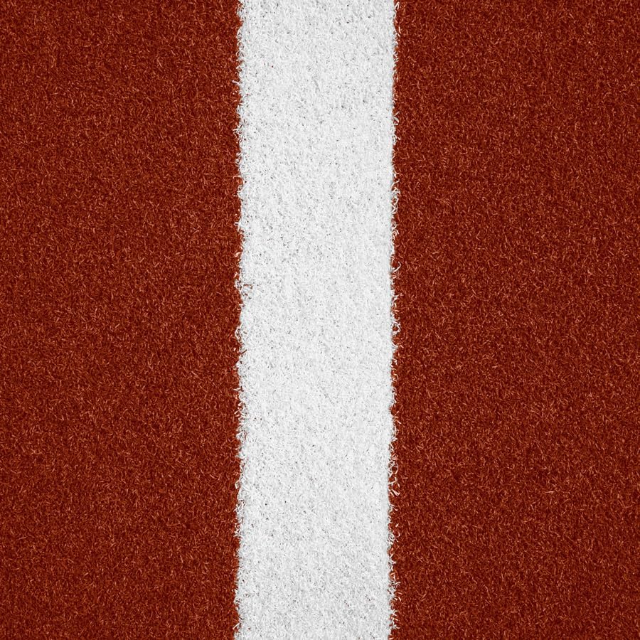 FORZA Compact Softball Pitching Mat [2ft x 3ft] | Portable Artificial Turf Mat with Regulation Pitching Rubber & Power Stride Line