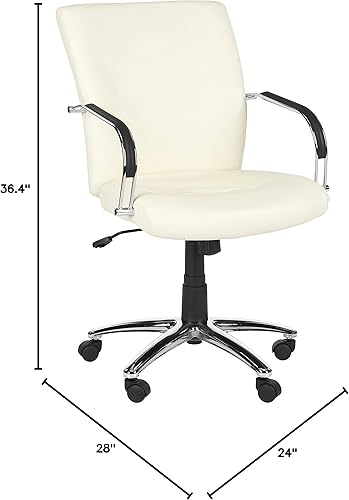 Miniatura 3 de Safavieh Home Collection Lysette - Silla de escritorio color crema