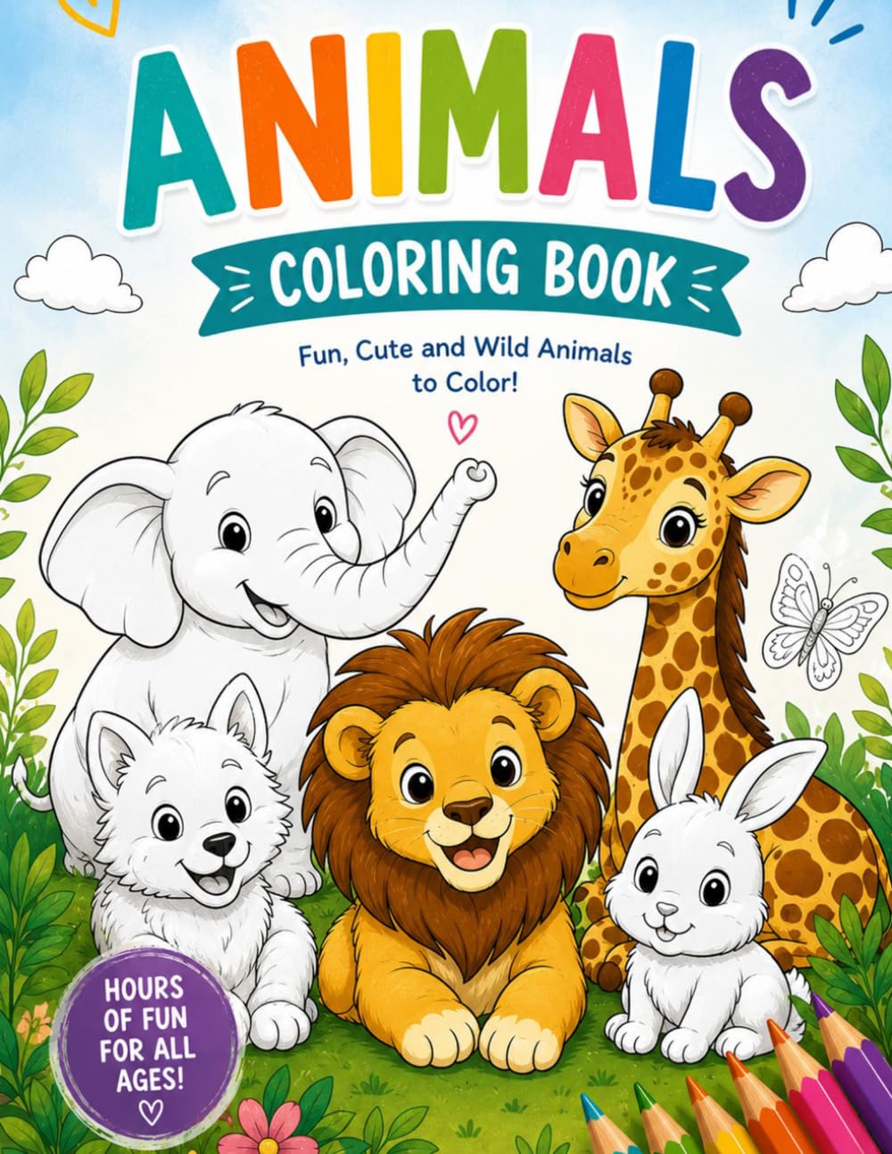 The colorful world of ANIMALS: Fun for every age