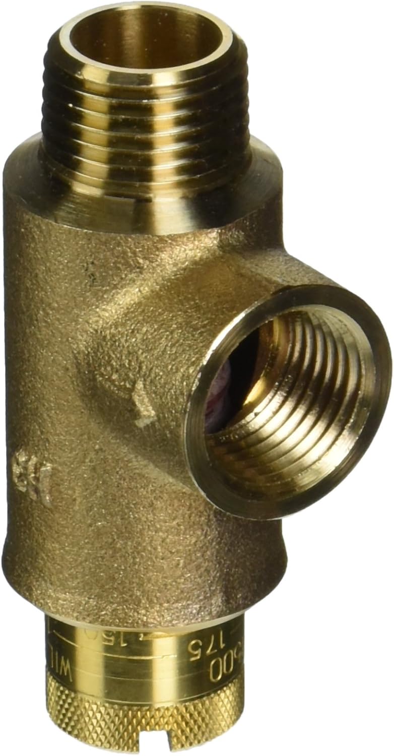 ZURN WILKINS 12-P1500XL 2471324 P1500 Calibrated Pressure Relief Valve, 25 To 175 Psi, 1/2" Mnpt x 1/2" Fnpt, Lead Free: Home Improvement