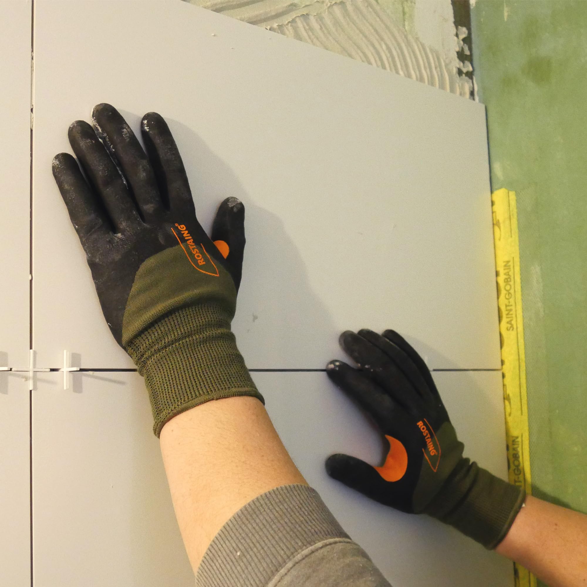 ROSTAING CANADA Gants - Paire de gants de travail tactiles - Pour un travail de précision dans des environnements froids - Gants pour travaux abrasifs et manipulations - Gants fins et chauds
