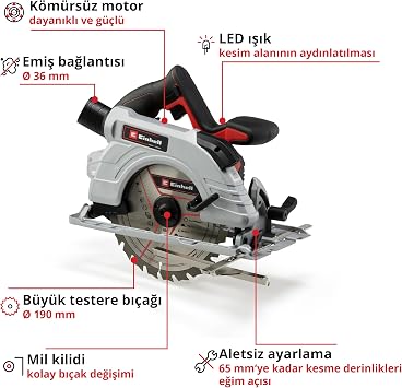 Einhell Professional Akülü Daire Testere TP-CS 18/190 Li BL-Solo 4331210