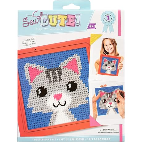 ColorBok Sew Cute Needlepoint Kitty Cat