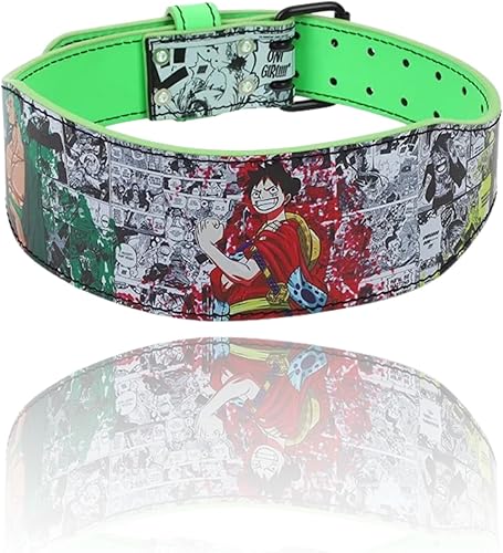 Miniatura 33 de Cinturón de palanca Anime - Cinturón de levantamiento de pesas resistente para levantamiento de potencia, cinturón de gimnasio para levantamiento de