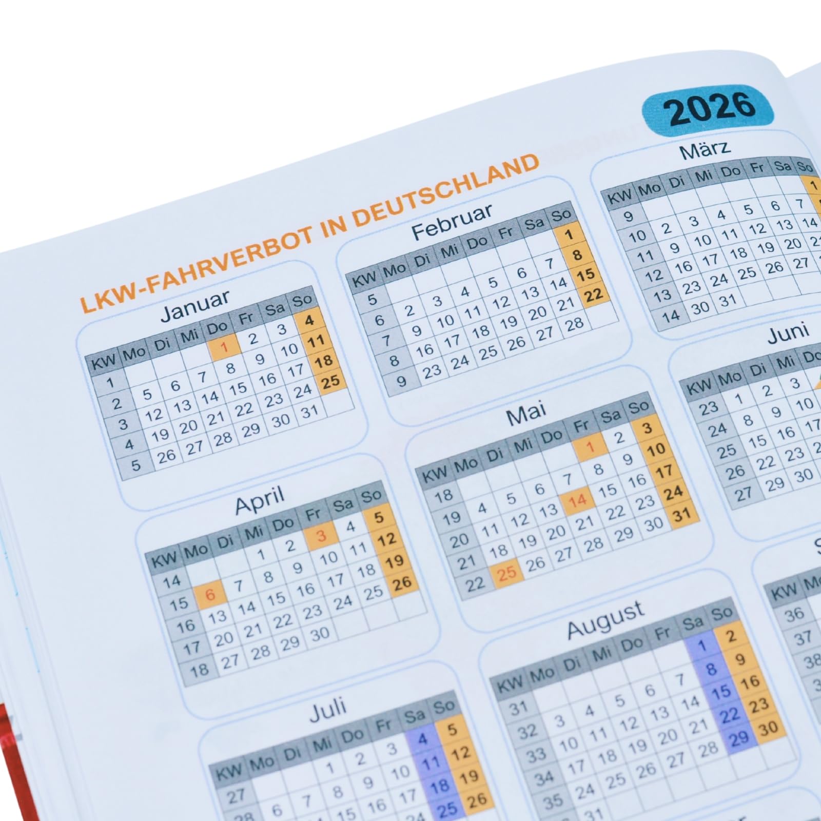 LKW-Fahrtenbuch 2026: Hardcover, LKW-Logbuch, Wöchentliche Zeiterfassung, Schichtplan, Limitierte Ausgabe – Entwickelt von Berufskraftfahrern