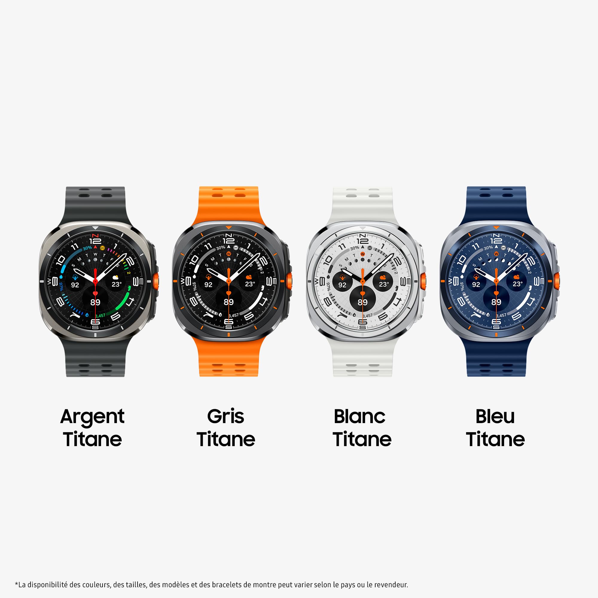 Samsung Galaxy Watch Ultra (2025), Montre Connectée, Bouton d'action, Galaxy AI, GPS Double fréquence, 4G, 47mm, Bleu Titane, Chargeur Secteur Rapide 25W Inclus, Version FR