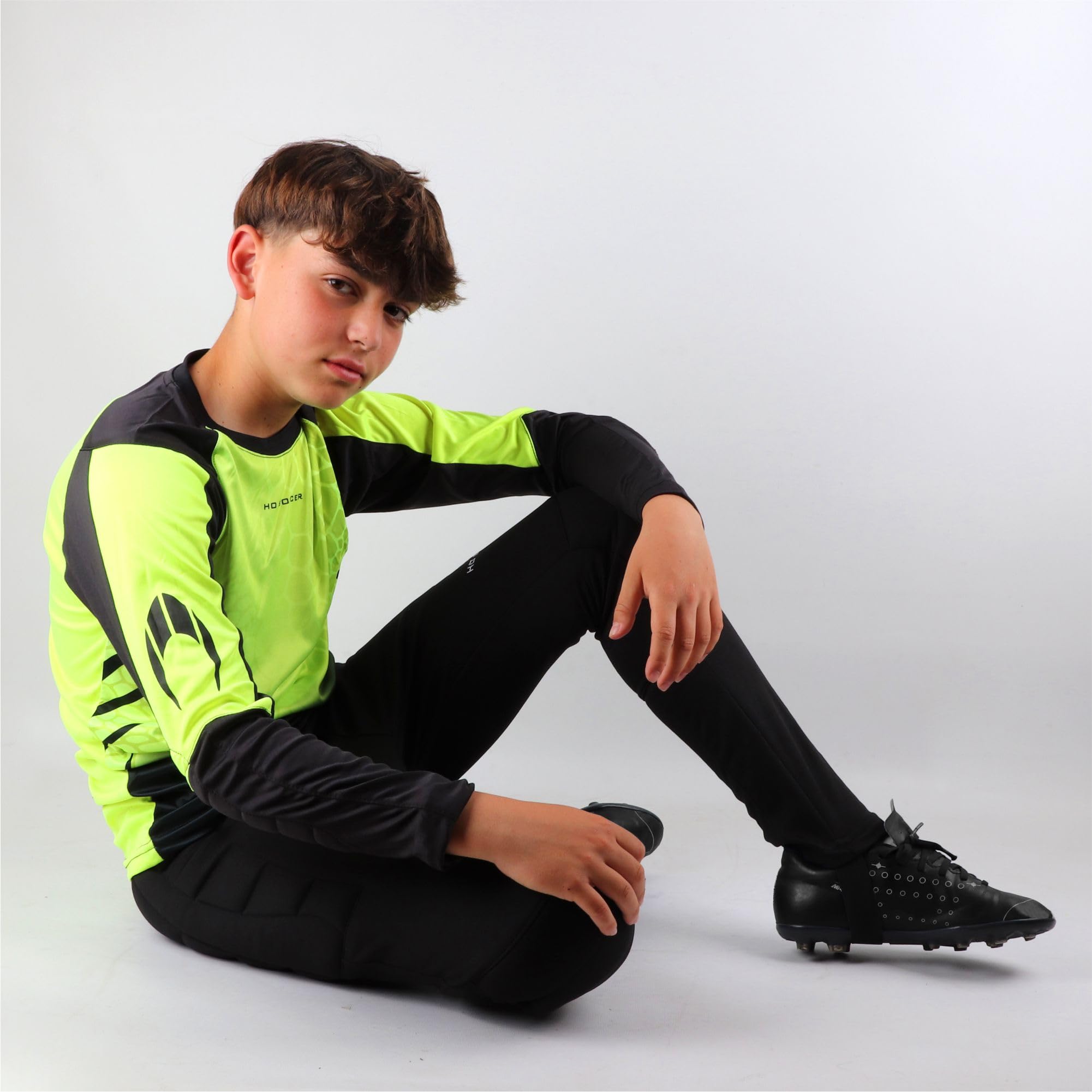 Ho Soccer Kid Keeper Set Deep-Sea Lime Coinsieme Portiere Unisex - Bambini e Ragazzi (Pacco da 1)