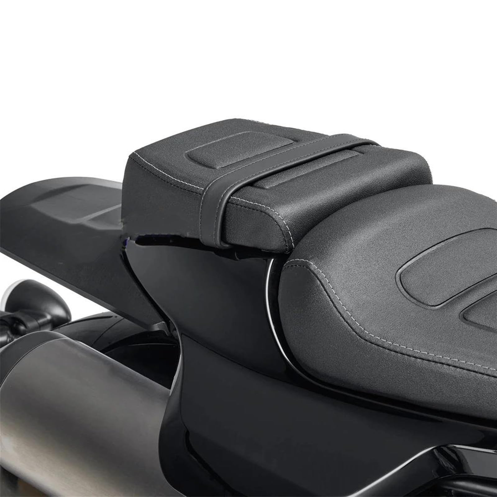 ハーレー用 ブラック バイクシート 後部座席 ハーレー用 ブラック バイクシート 後部座席 オートバイの後部座席