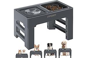 URPOWER Easy-Eat Dog Bowl: Elevated Slow Feeder for Happy and Healthy Pets