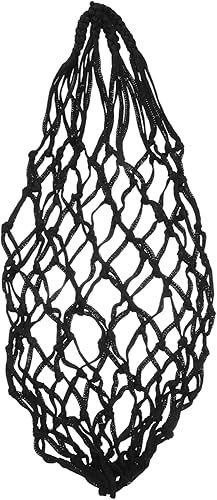 Miniatura 1 de PATKAW Red de heno de alimentación lenta para caballos malla de agujero pequeño bolsa de heno para ganado alimentador de alimentos para ganado negro