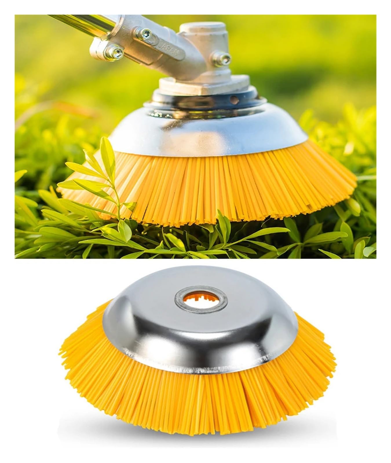Generico Testina tagliaerba Universale da 8 Pollici | Ricambio testa filo nylon per tagliaerba attrezzi cura giardino