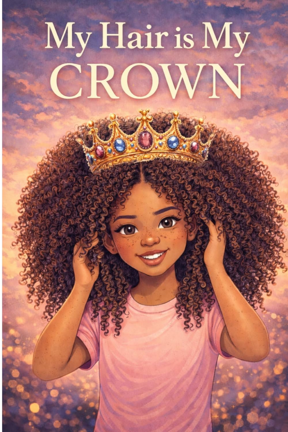My Hair Is My Crown: A Confidence-Building Coloring Book for Black Girls Celebrating Natural Hair, Self-Love, and Identity