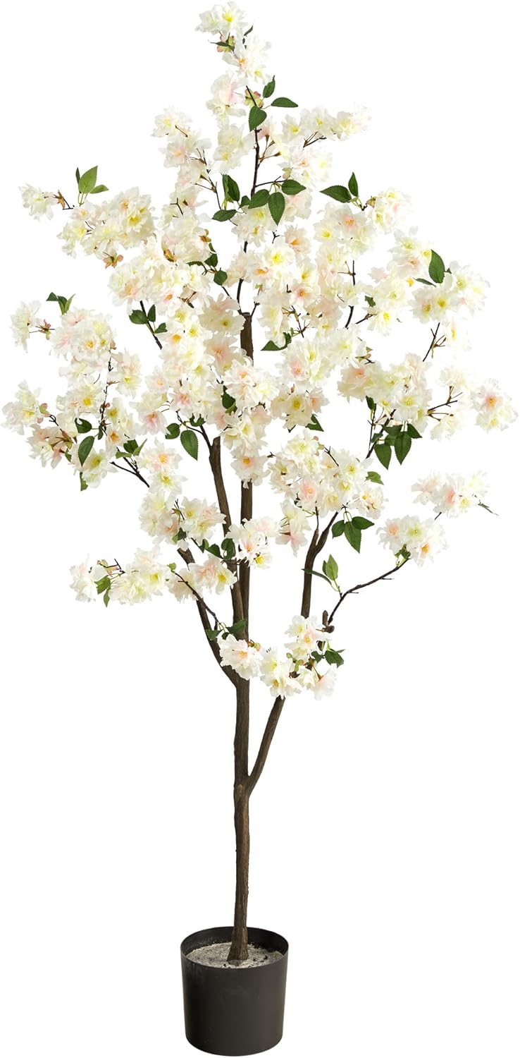 Nearly Natural 6ft. Cherry Blossom Artificial Tree