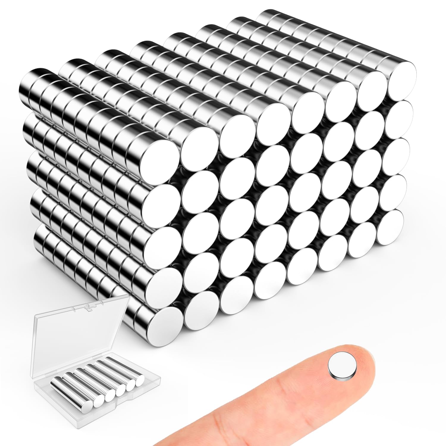 Magnets for Crafts, 5x2mm Small Round Magnetic 250 Pack — Amazon image 15