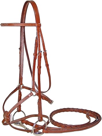 Figure 8 Fancy Stitch Bridle w/Laced Reins