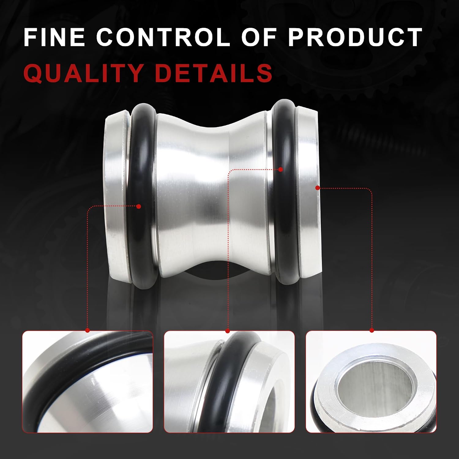 06H121131C Aluminum Water Pump to Oil Cooler Coolant Pipe Connector Joint STD Replacement For Audi VW Seat Skoda 06H121131D/B/A (1-PCS)