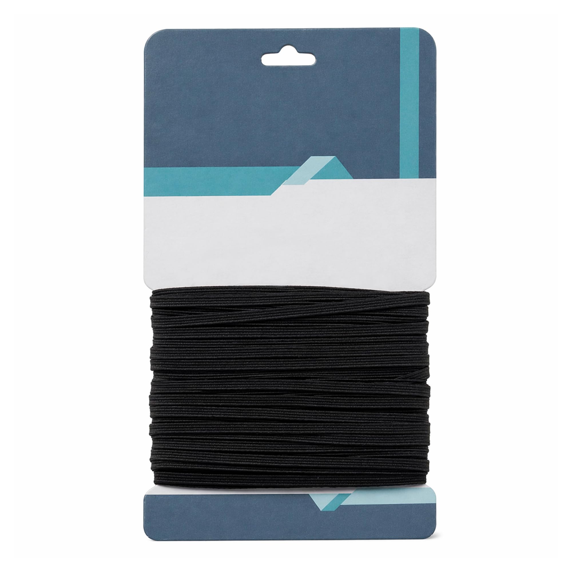 WedDecor 3mm (1/8 Inch) Flat Elastic Band Thin Strong Elastic Cord, Flexible for Sewing, Crafts, DIY Projects, and Tailoring Elastic Rope Perfect for Repairs and Custom Projects, Black, 1 Metre